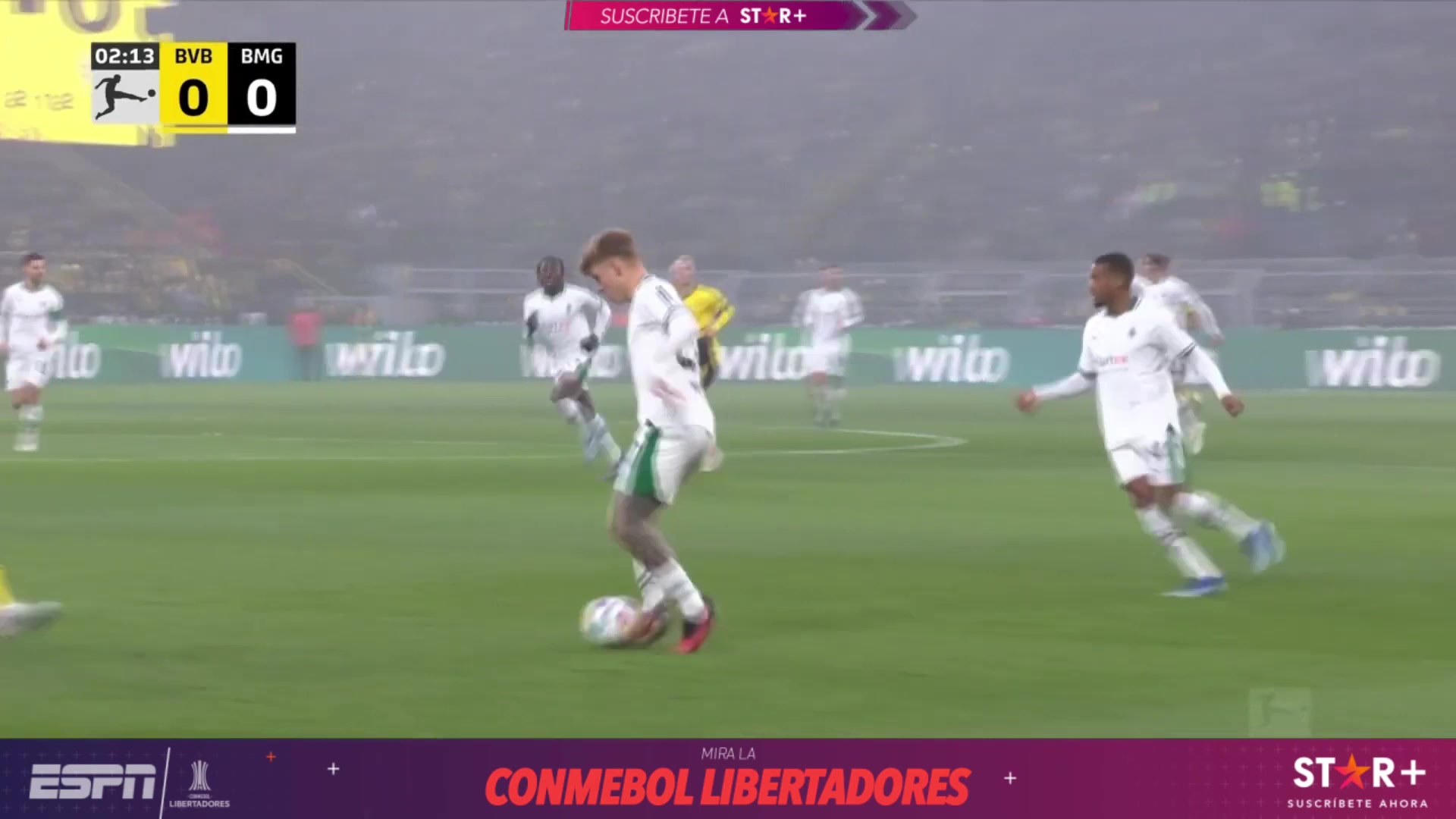 【集錦】德甲- 菲爾克魯格&吉滕斯互獻傳射 多特連追四球4-2門興