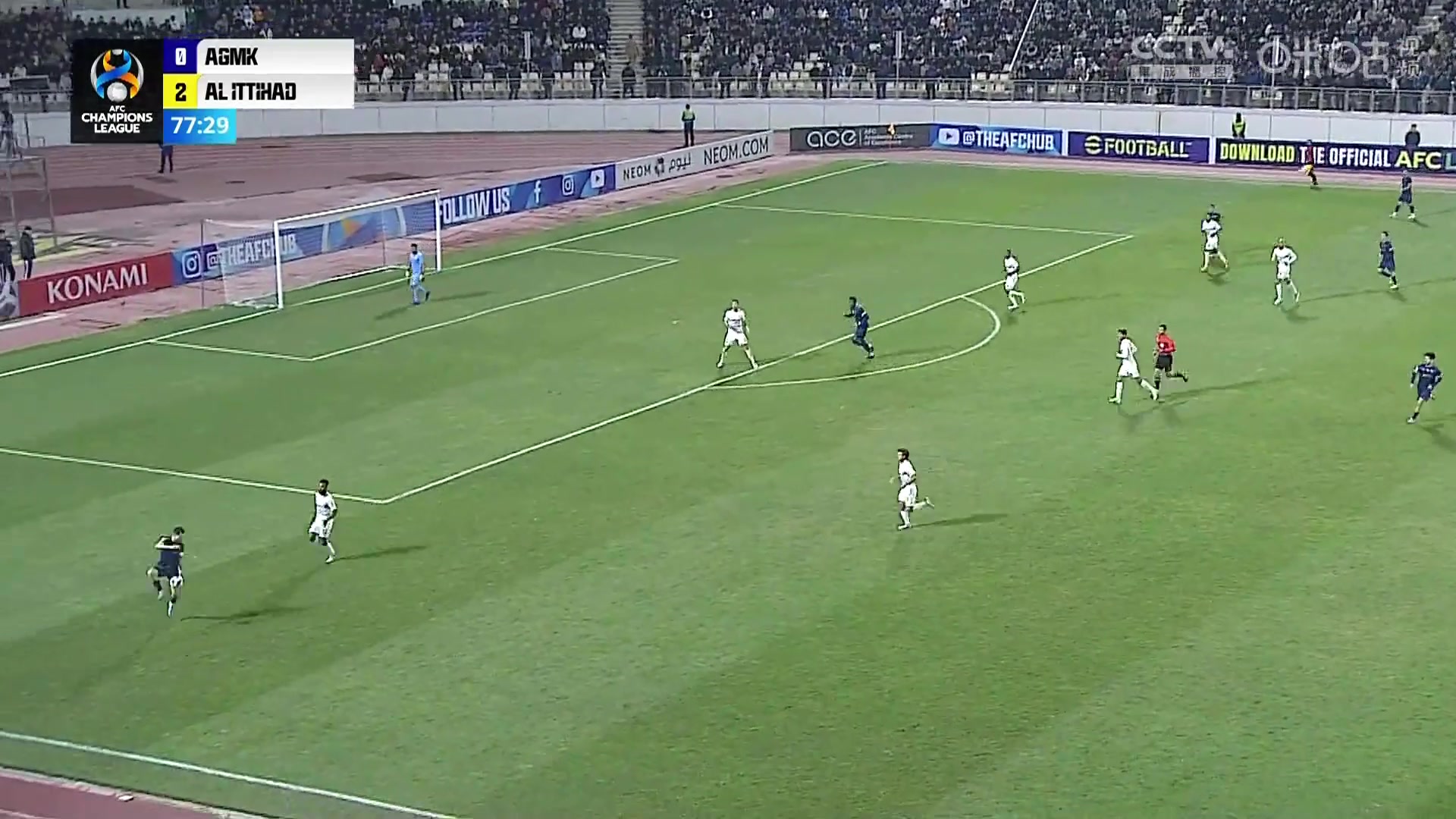 門將撲救失誤，馬丁撿漏得手，阿爾馬雷克扳回一球