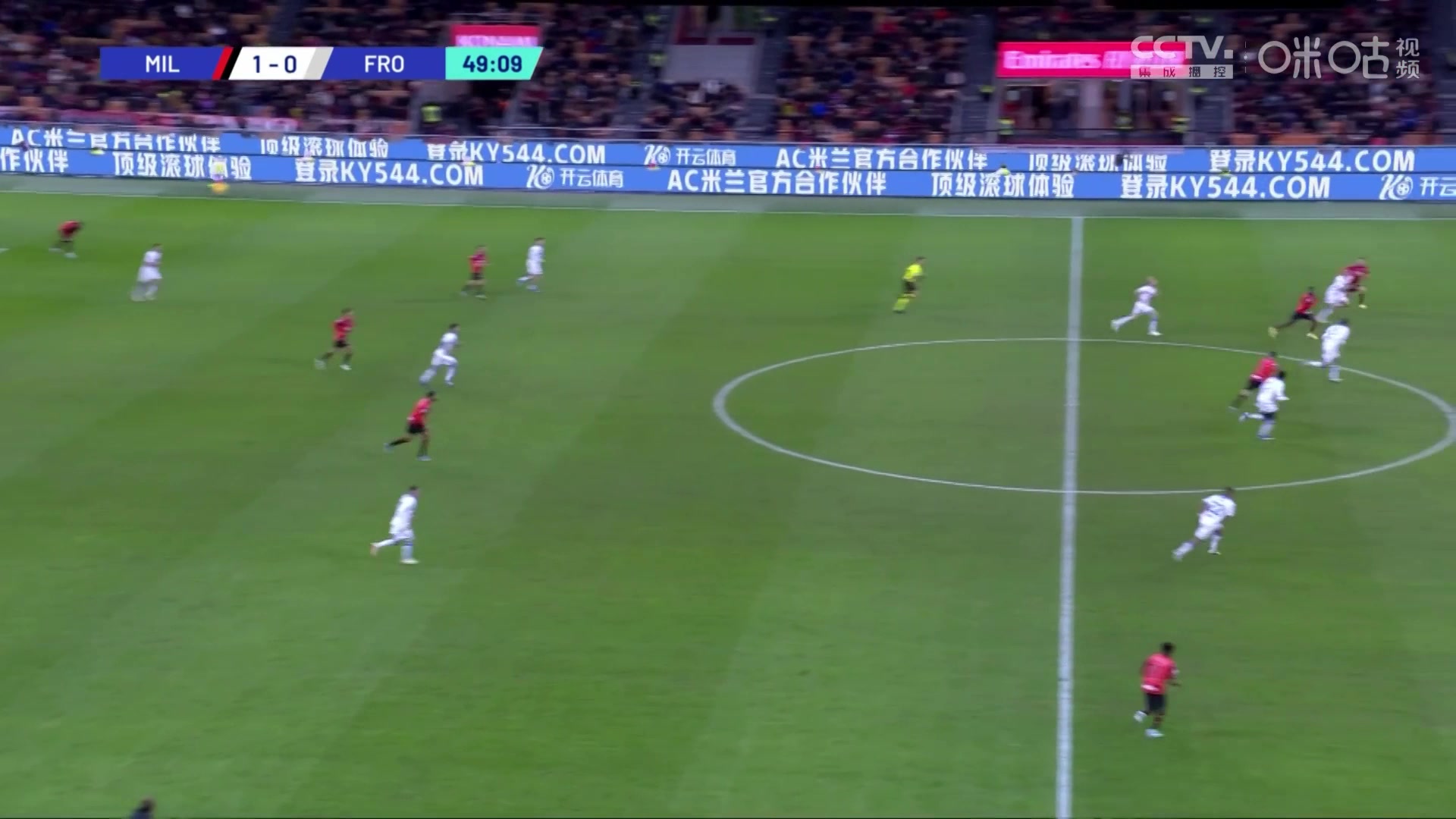 再下一城！邁尼昂大腳助攻，普利西奇精彩停球殺入禁區(qū)破門(mén)